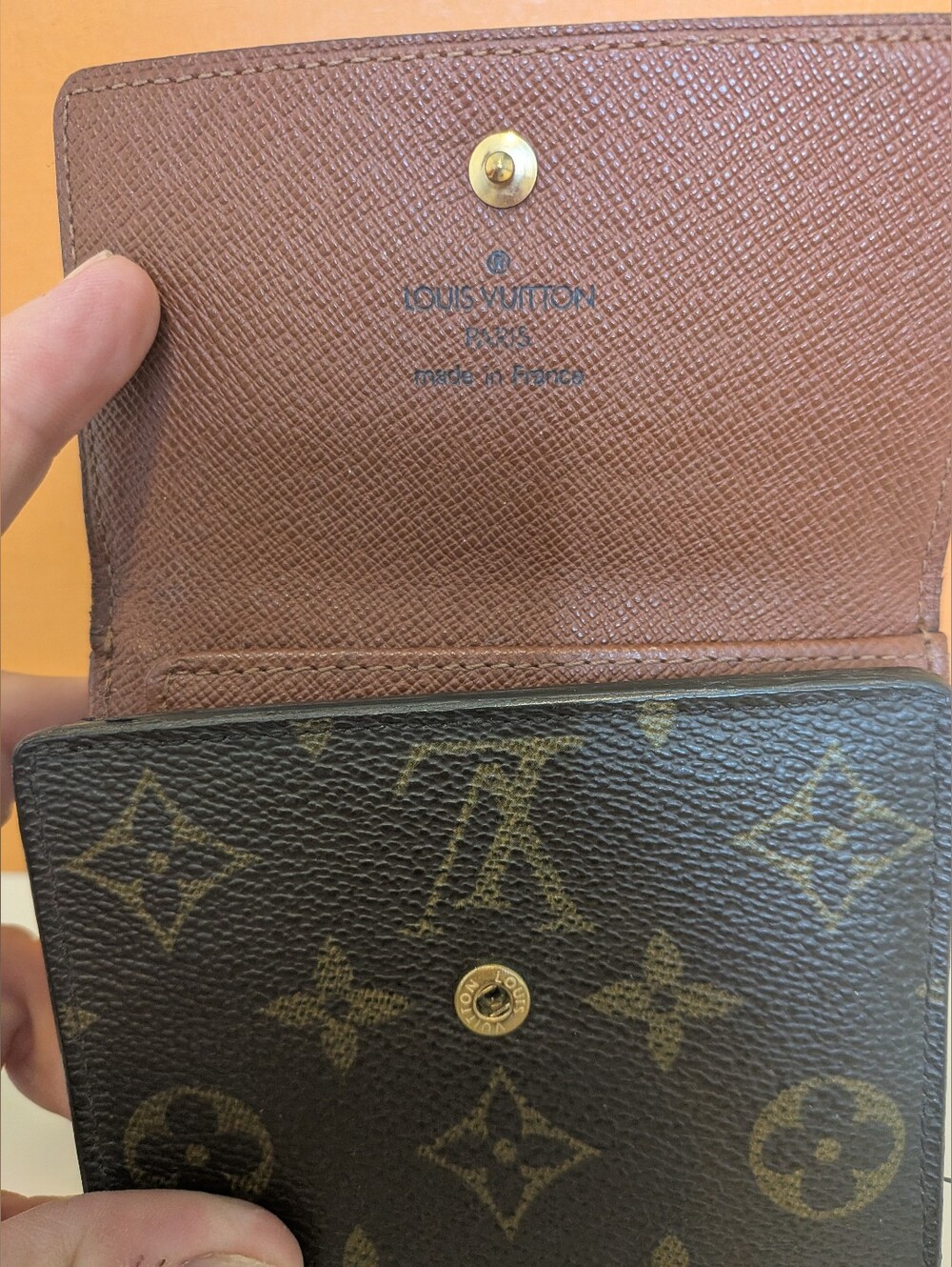 Louis Vuitton Vintage Monogram Compact Bifold Wallet Beautiful TH0090 - Picture 6 of 12
